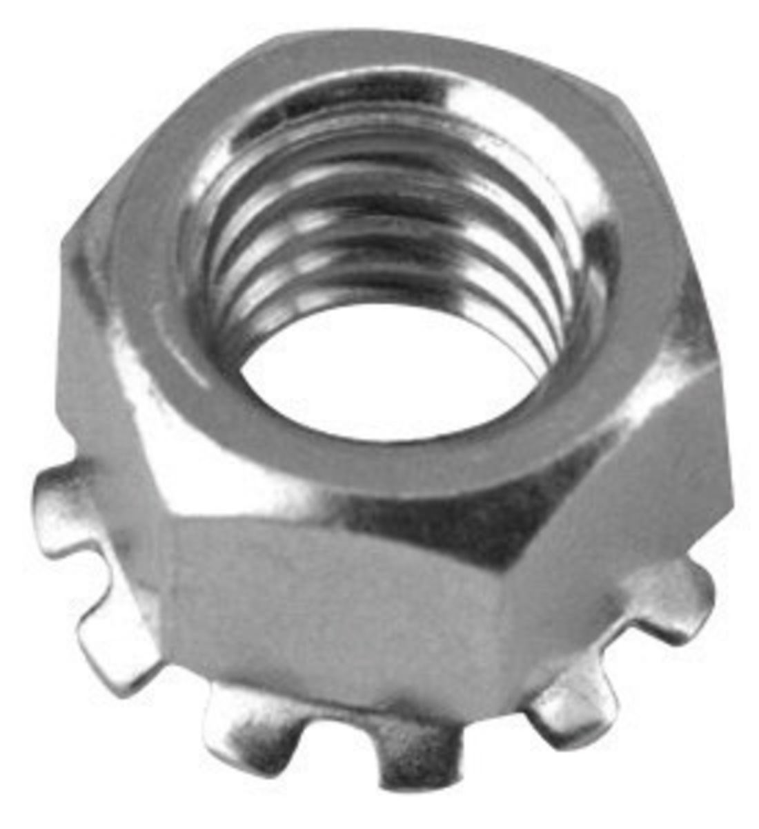 Qty 100 Stainless Steel Keps K Lock Nut UNF #10-32 
