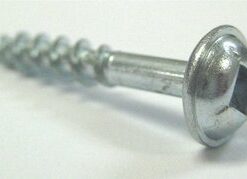 8 X 5/8 PAN WASHER SOCKET PARTICAL BOARD SCREW WITH NIBS ZINC PACKAGE 100