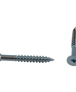 4 FLAT SOCKET WOOD SCREW ZINC BULK