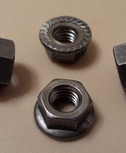 1/4-20 FLANGE NUT SERRATED BARE BULK 4500