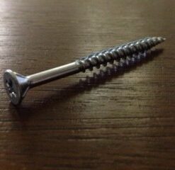 8 X 3 FLAT SOCKET-PHIL PARTICALBOARD SCREW WITH NIBS ZINC BULK 1500