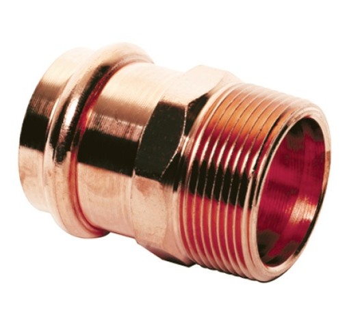 Copper Male Adapter, P x MPT – Small