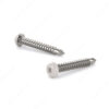 8 PAN SOCKET SELF DRILL SCREW WHITE HEAD ZINC BULK